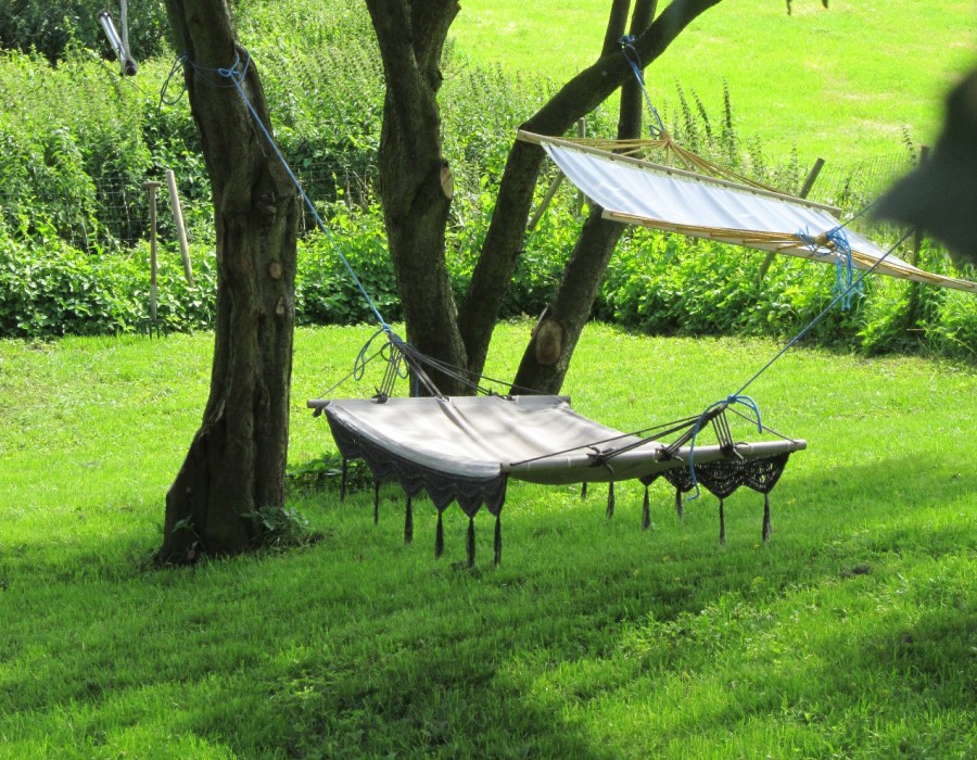 Ruime privétuin in Denemarken